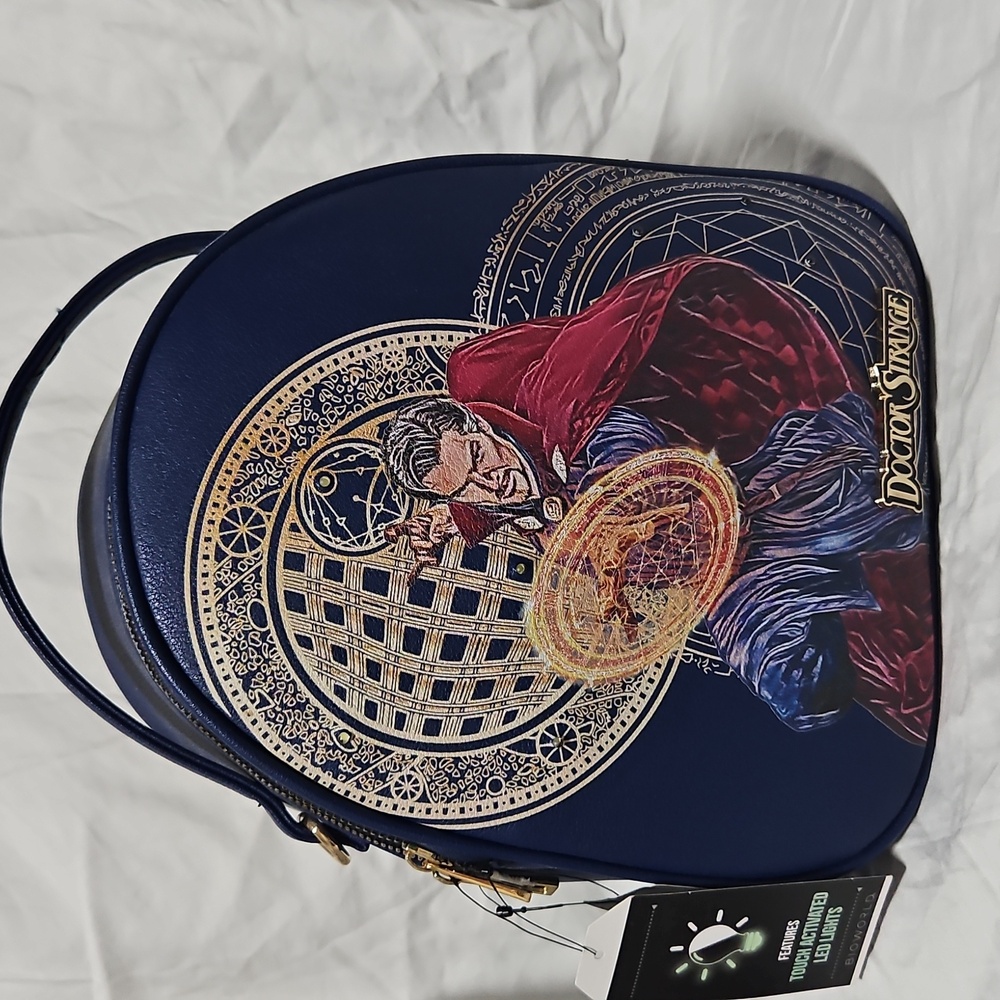 Loungefly Marvel Doctor Strange Multiverse Convertible Light up Mini Backpack